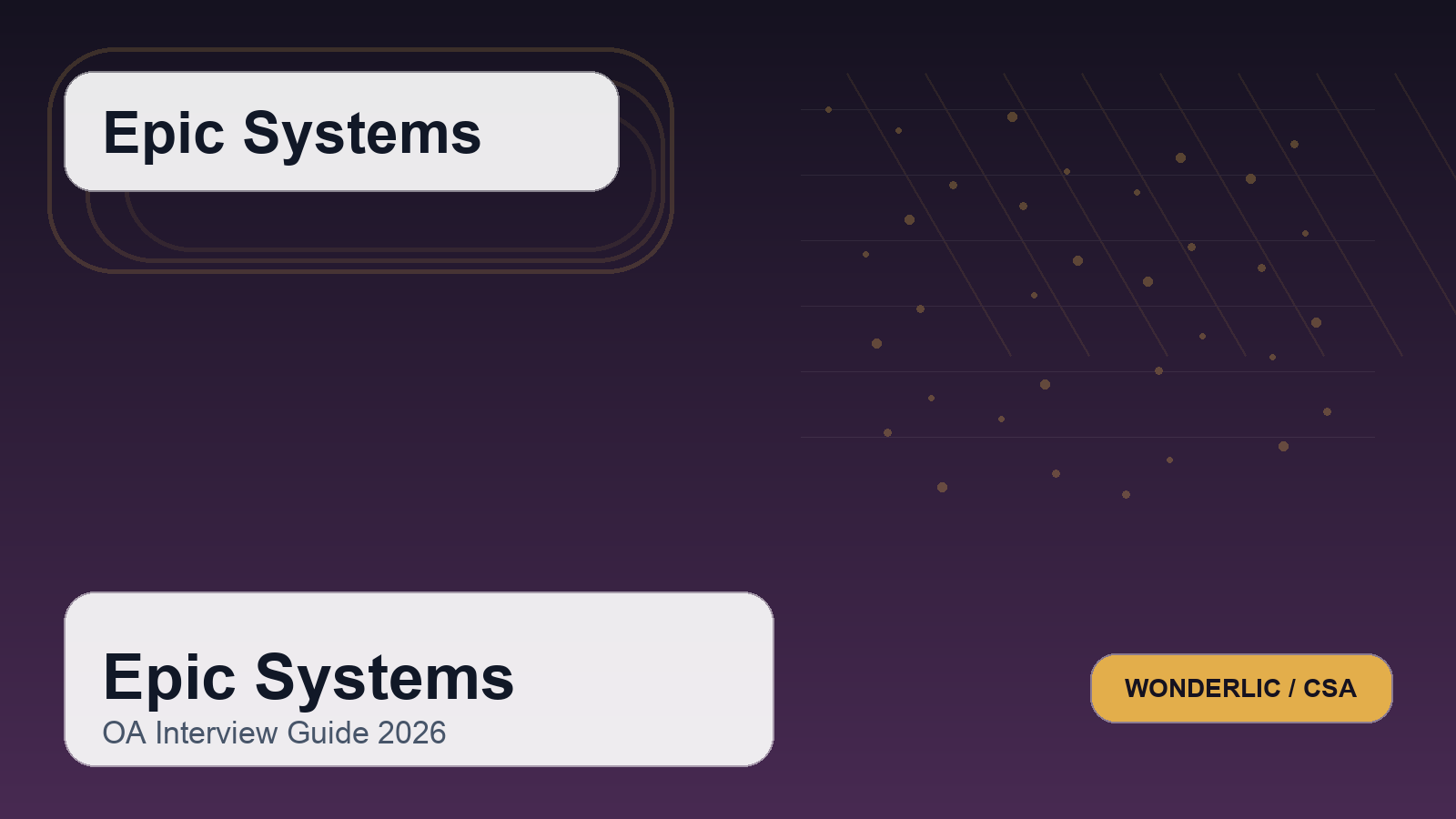 Epic Systems Online Assessment 全攻略：題型解析與備考策略｜2026