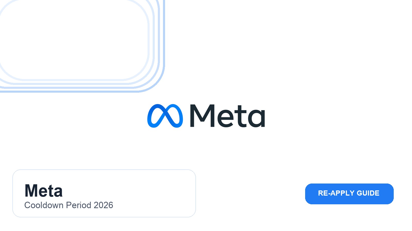 Meta 冷冻期重投通道｜挂面后的 6 条曲线救国路径与时间窗