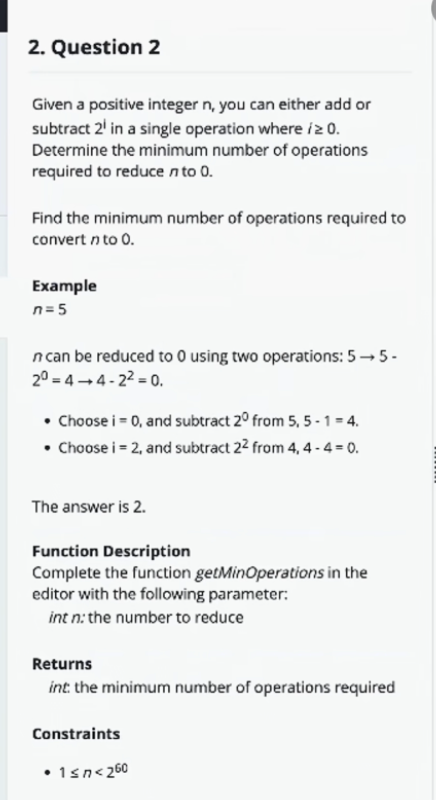 Microsoft OA Question 2