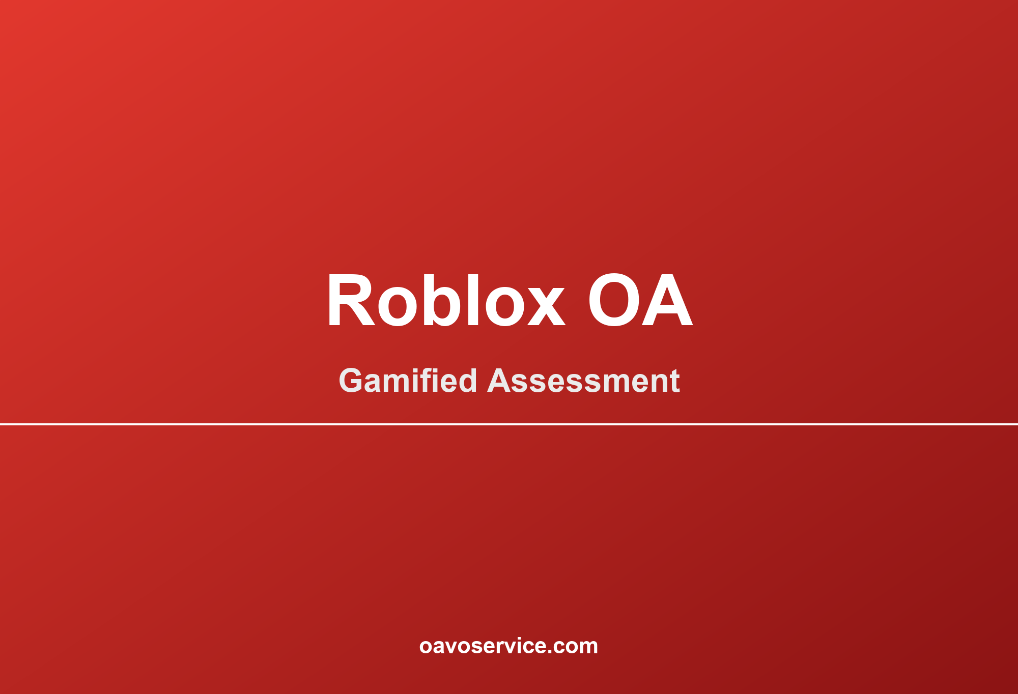 Roblox OA 游戏化测评全拆解：四个 Task × 算法题 × 工厂模拟 × 决策测验