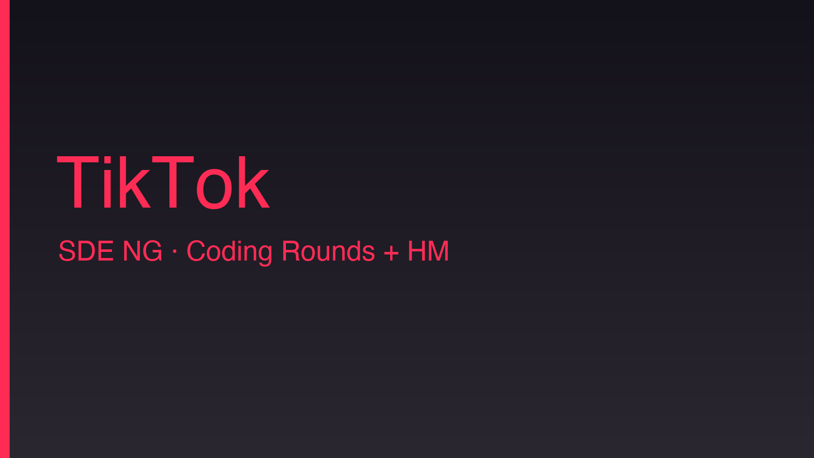 TikTok SDE NG 三輪複盤：陣列修復 + 樹平均距離 + 巢狀迭代器 + 異位詞